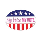 My Voice. My Vote. Peel 'N Place